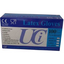 Latex Gloves Medium x100