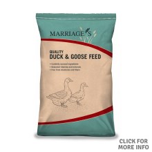 Marriages Duck & Goose Grower Pellets 20kg