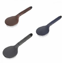 Mane & Tail Brush Leather Brown