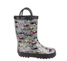 Cotswold Pull On Wellingtons Digger Design Size 27