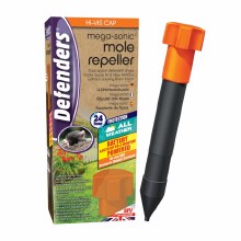 Defenders Mega Sonic Mole Repellent With Hi Viz Top