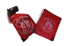 Crafty Ponies Drawstring Bag