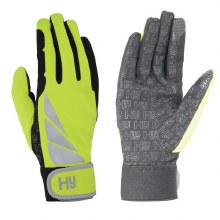 HY Equestrian Gloves In Yellow XS