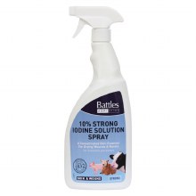 Battles 10% Iodine Spray 1ltr