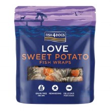 Fish 4 Dogs Sweet Potato Fish Wraps 100g