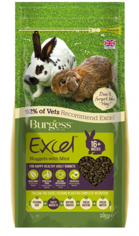 burgess excel rabbit nuggets 10kg