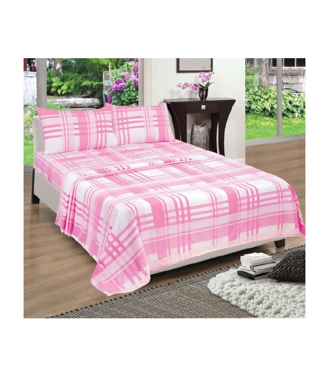Flannelette Sheets Pink MOFFITTS