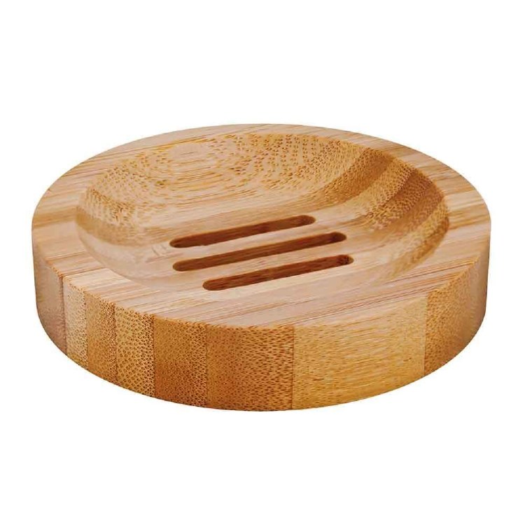 Skoon Wooden Soap Dish Round