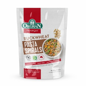 Orgran Buckwheat Spirals 250g