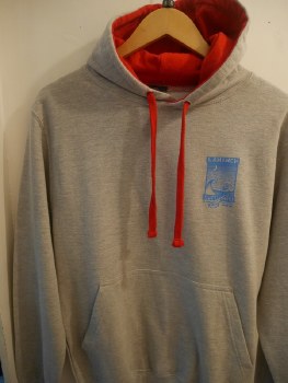 SURF SHOP HOODY P2 ASH  XXL