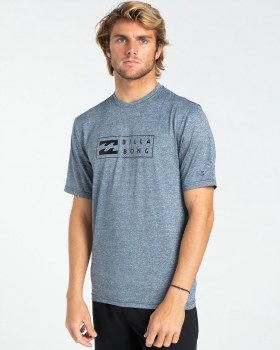 BB MEN'S UNITED S/S UV TEE NAVY HEATHER ;