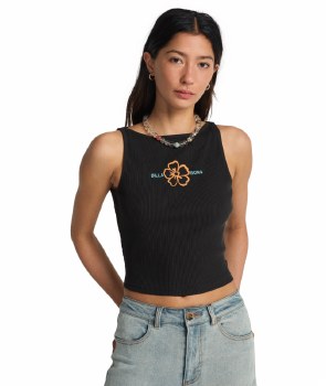 BB GO FOR IT KNIT TANK TOP BLACK XS/6