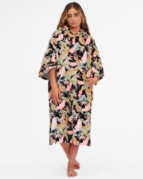 BB WOMEN'S HOODED TOWEL JUNGLE NIGHTS