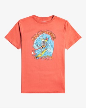 BB JUNIOR KEEP IT CLEAN TEE RED 16