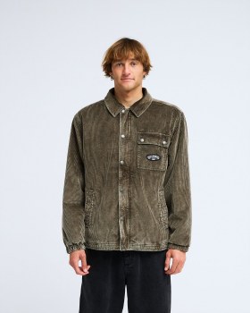 BB KING CORD JACKET DARK CEDAR S