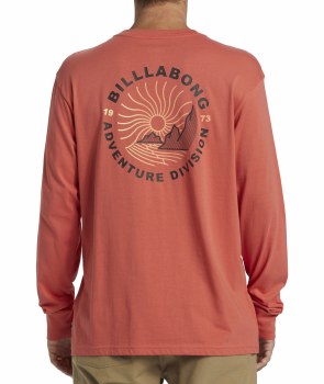 BB MEN'S ROCKIES L/S TEE WASH RED XL