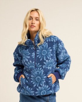 BB TIME OFF ZIP FLEECE TRUE NAVY XS/6