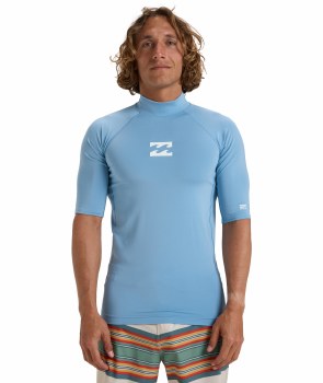 BB MEN'S WAVES ALL DAY RASH VEST SKY M