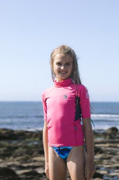 C-SKINS GIRLS S/S RASH VEST XL /12