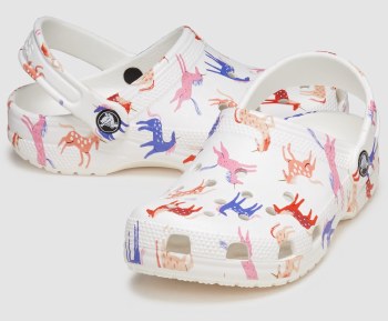 CROCS KIDS CLASSIC PRINT CLOG UNICORNS J2
