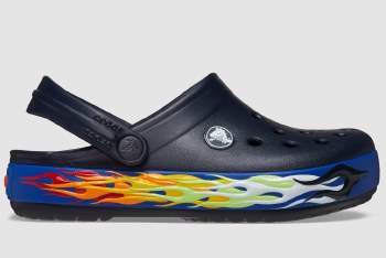 CROCS TODDLER LIGHTS CLOG NAVY C5