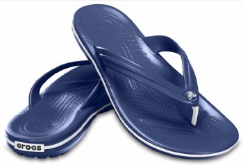 CROCS ADULT CROCBAND FLIP FLOP NAVY M8 W10