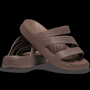 CROCS GETAWAY STRAPPY SANDAL TRUFFLE W9 UK7