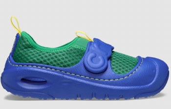 CROCS KIDS 'WATER SPLASH SHOE GREEN J3