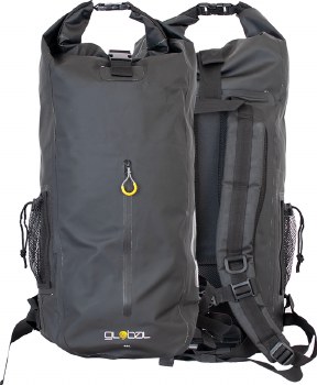 GLOBAL 50L DRY BACKPACK BLACK