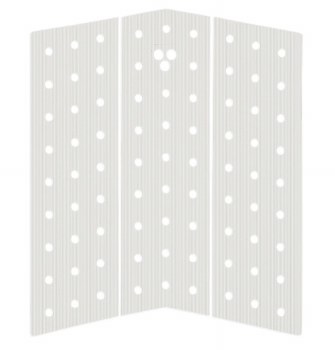 GG SKINNY MID DECK 3 PIECE PAD WHITE