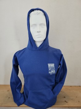 LSS LOGO PRINT JNR HOODY ROYAL XL