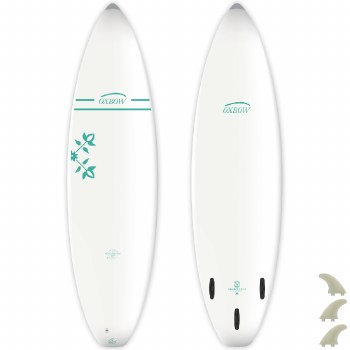 OXBOW 6'7&quot; DURA TEC SURFBOARD WITH FINS