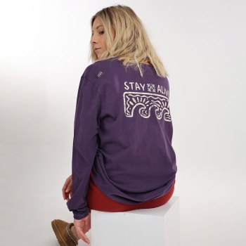 OX WOMEN'S TAJIO L/S TEE VELVET XL