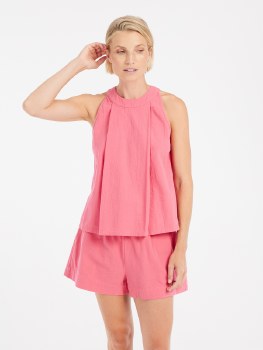 PT WOMEN'S ADRIA SINGLET PINK L/40