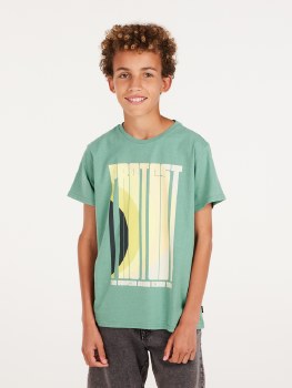 PR JUNIOR MILES TEE FROSTY GREEN 176/16
