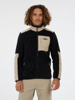 PR MEN'S BLEAKER ZIP FLEECE BLACK S