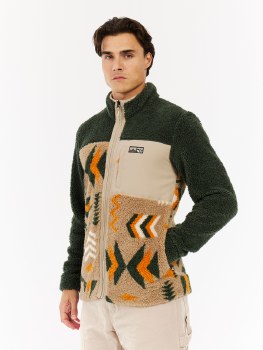 PR MEN'S DON ZIP FLEECE KALE L