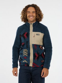 PR MEN'S DON ZIP FLEECE NAVY S