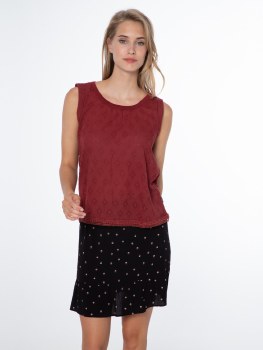 PROTEST WOMEN'S JONNY SINGLET RED M