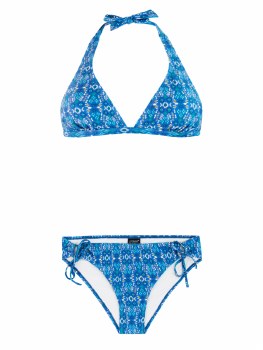 PR WOMEN'S MUSCLE BIKINI BLUE XS/34D/UK6