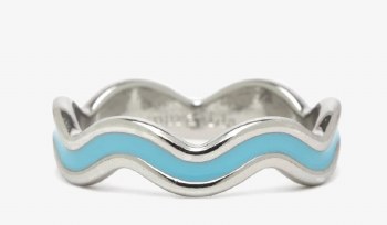 PV SURFRIDER WIGGLE RING SILVER 7