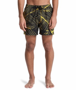 QS MEN'S E'DAY PRINTED SWIMSHORTS GRAPE S