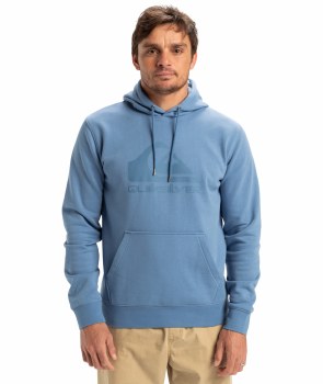 QS MEN'S COMP LOGO HOODY COR BLUE L