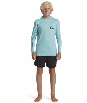 QS JUNIOR EVERYDAY L/S UV TEE MARINE 8