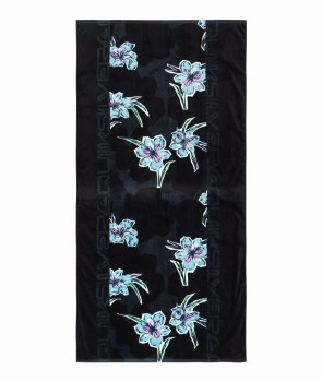 QS FRESHNESS BEACH TOWEL BLACK