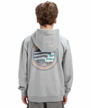 QS JUNIOR'S GRAPHIC ZIP HOODY GREY 8
