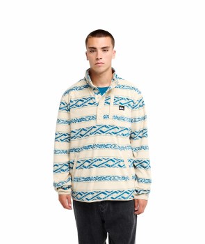QS MEN'S NO DESTINATION 1/2 BUTTON FLEECE S