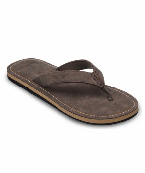 QS MEN'S MOLOKAI NUBUK FLIP FLOPS EU43