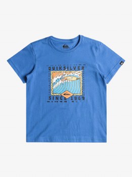 QS GROMS RETROSKULL TEE BLUE 3