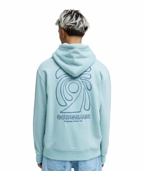 QS SALTWATER HOODY BLUE HAZE XS